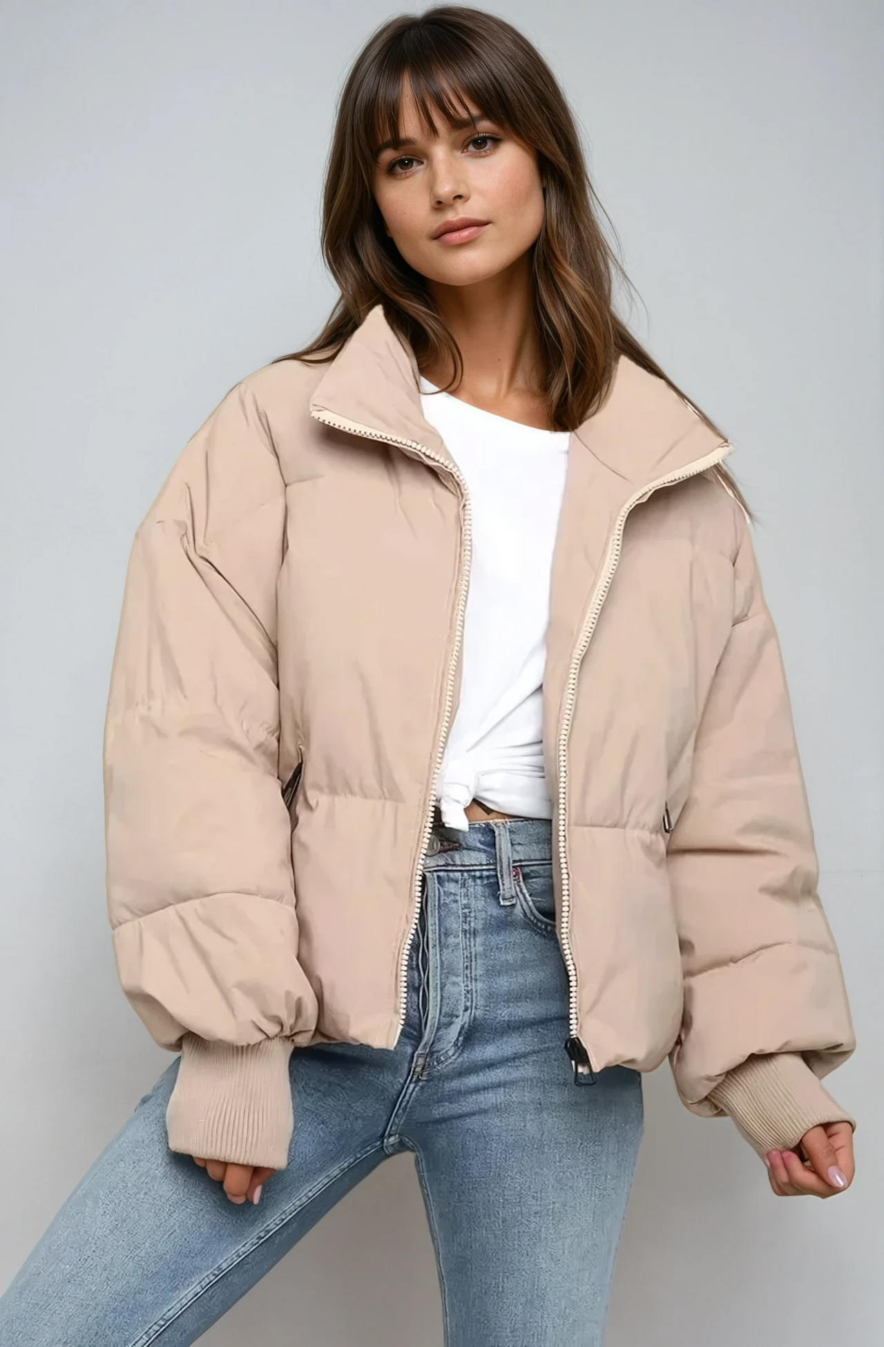 Biruvi | Women's Blush Breeze Puffer Jacket