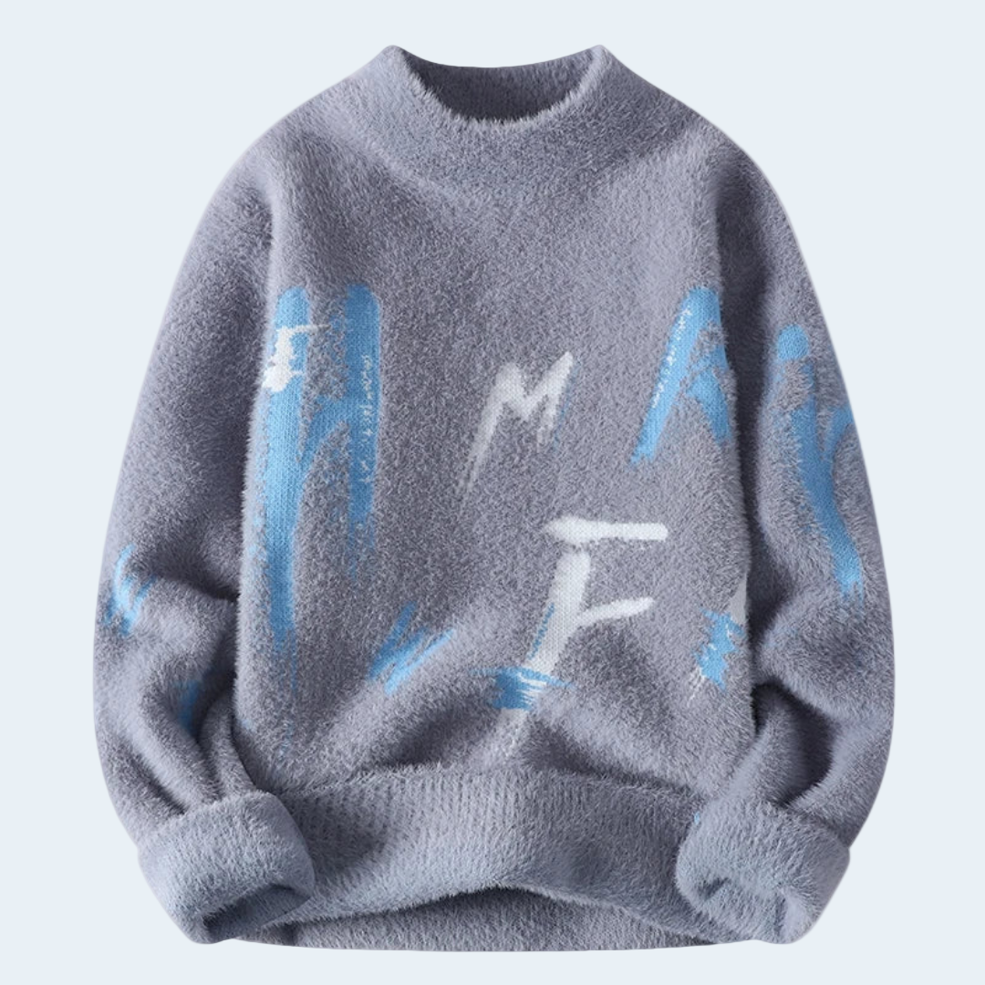 Biruvi | Men’s Knit Sweater Soft Lightweight Warm Knitwear