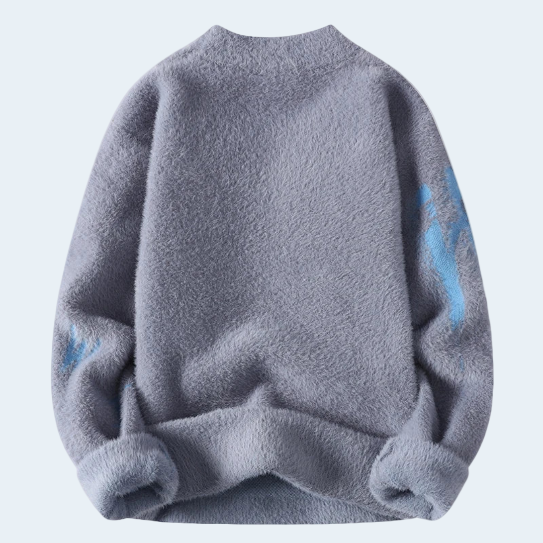 Biruvi | Men’s Knit Sweater Soft Lightweight Warm Knitwear