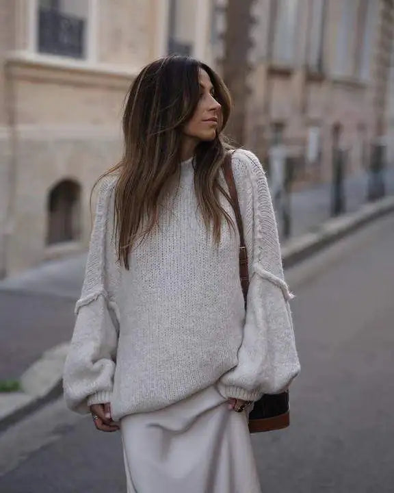 Biruvi | Women's Oversized Knit Sweater