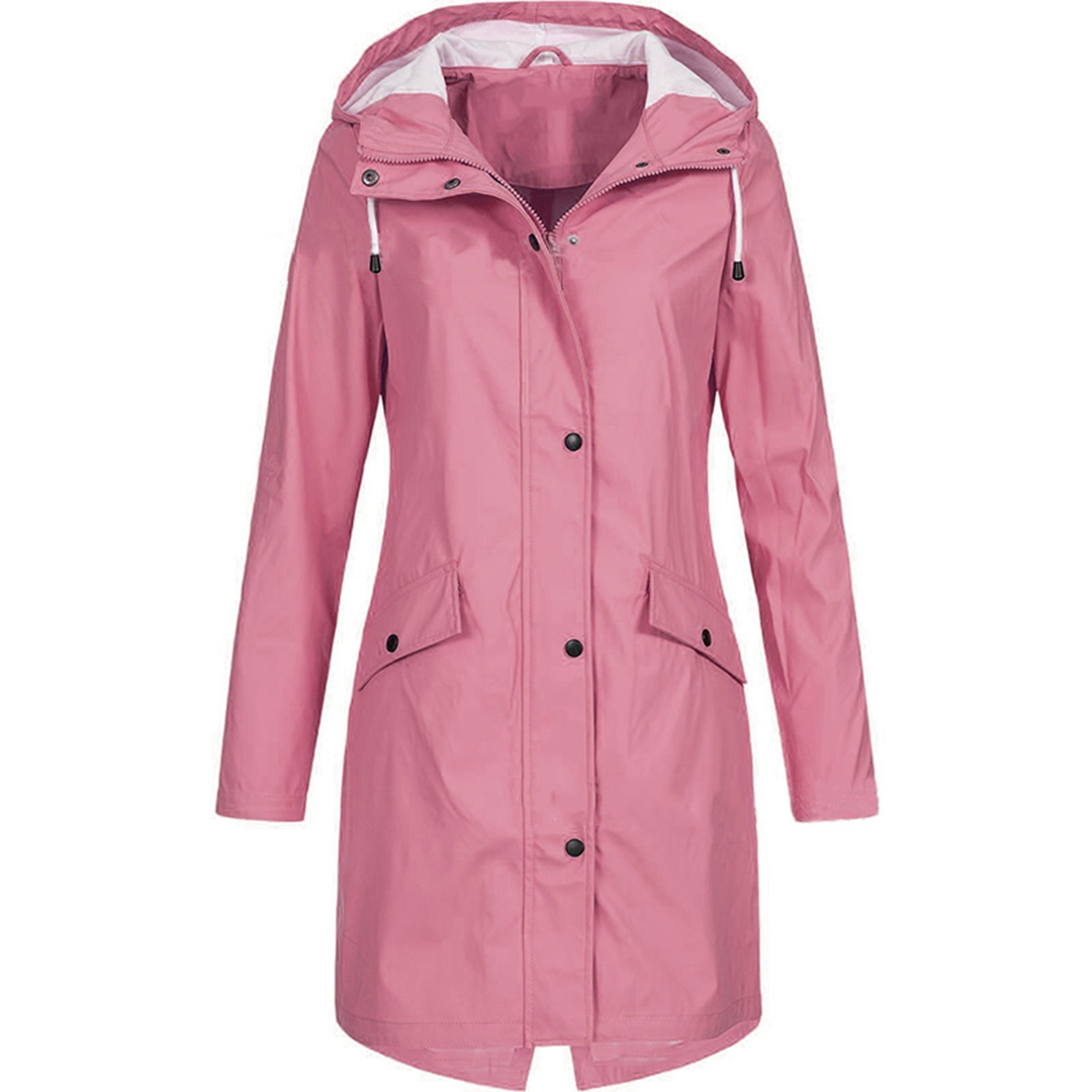 Biruvi | Women's Waterproof Hooded Raincoat