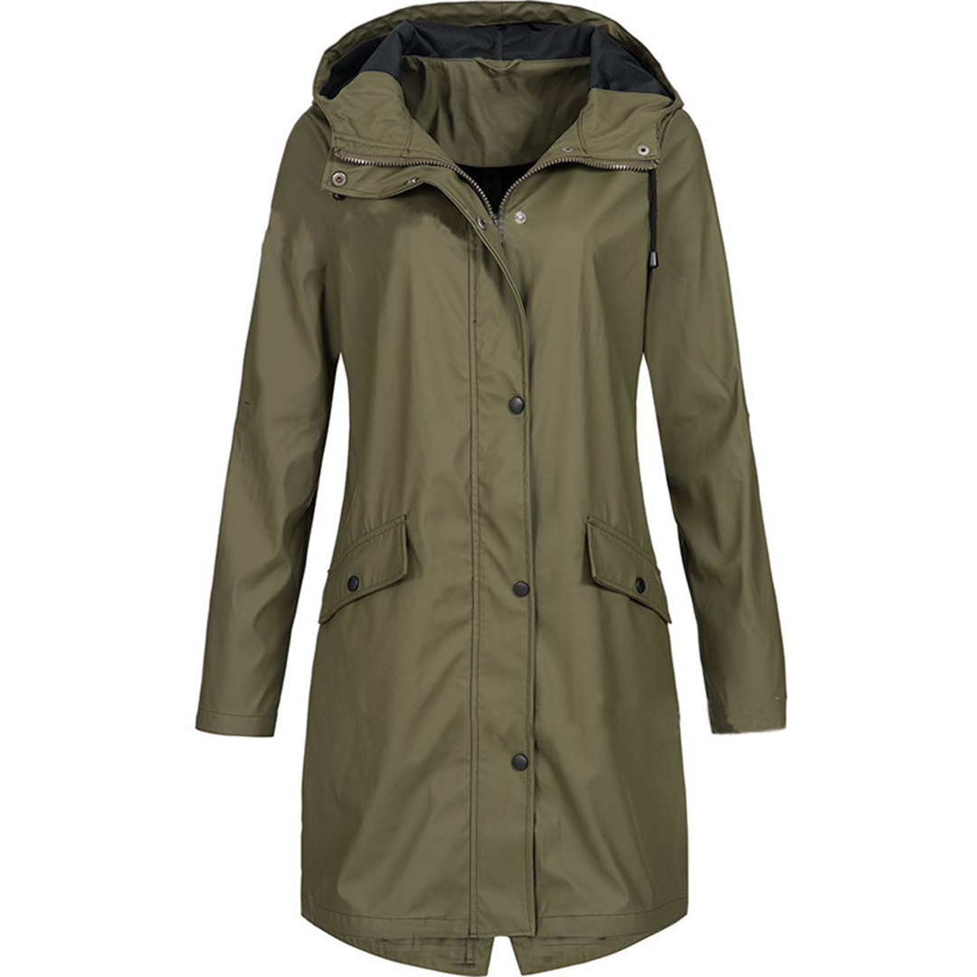 Biruvi | Women's Waterproof Hooded Raincoat