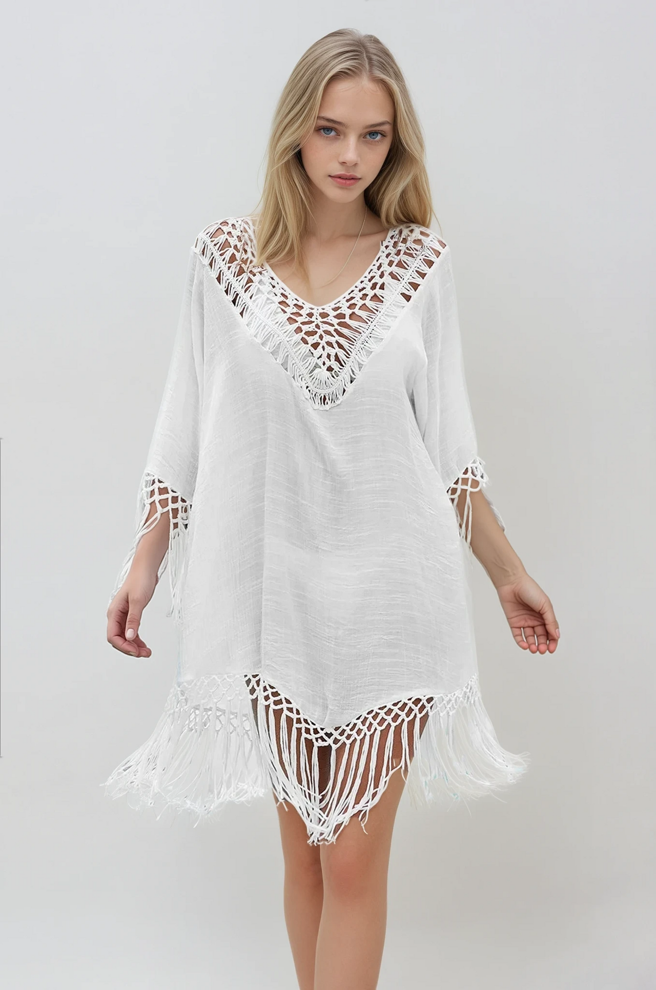 Serena | Boho Wrap Dress – Effortless Elegance in Bohemian Style 0