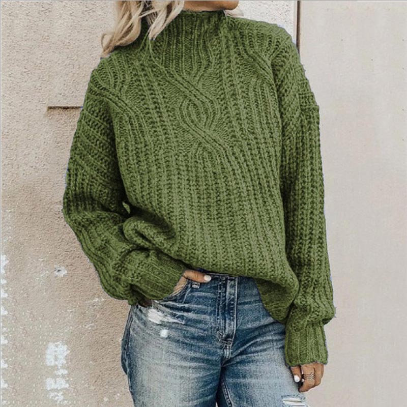 Biruvi | Women’s Knitted Turtleneck Sweater