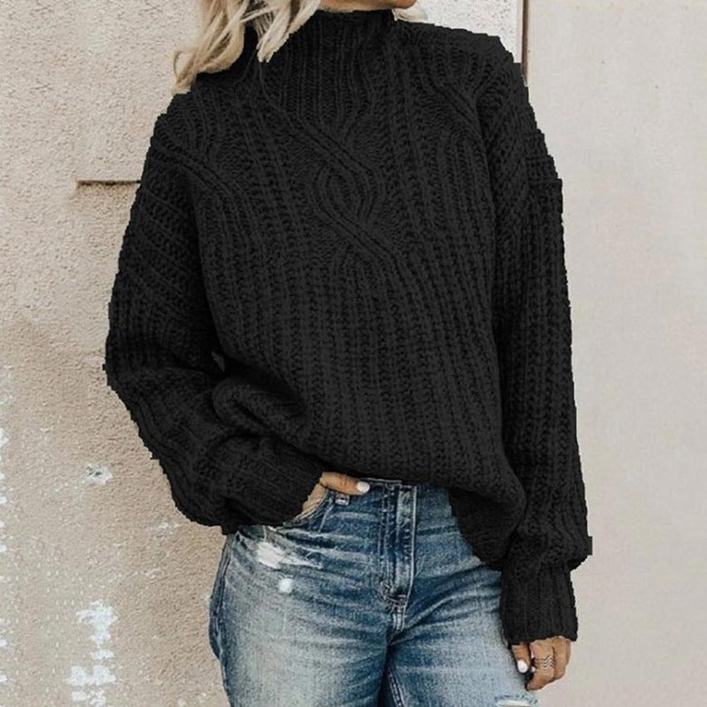 Biruvi | Women’s Knitted Turtleneck Sweater