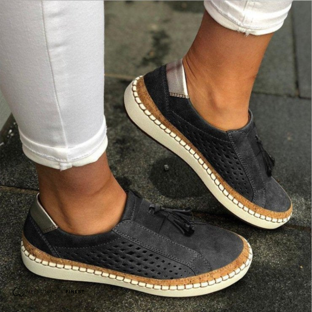 Biruvi | Women’s Eyelet Slip-on Shoes