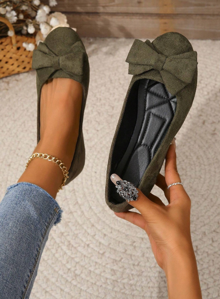 Biruvi | Women’s Round Tow Flat Shoes