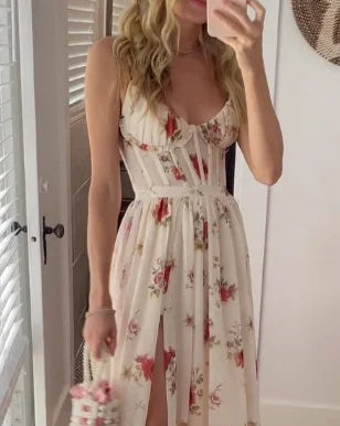 Celeste | Floral Cut-Out Maxi Dress – Graceful Elegance with a Romantic Touch 6