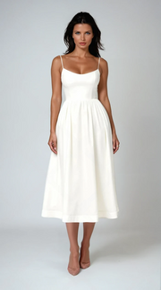 Taminé | Flowing Midi Dress – Elegant Fit 0
