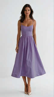 Taminé | Flowing Midi Dress – Elegant Fit 3
