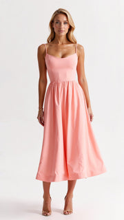 Taminé | Flowing Midi Dress – Elegant Fit 7
