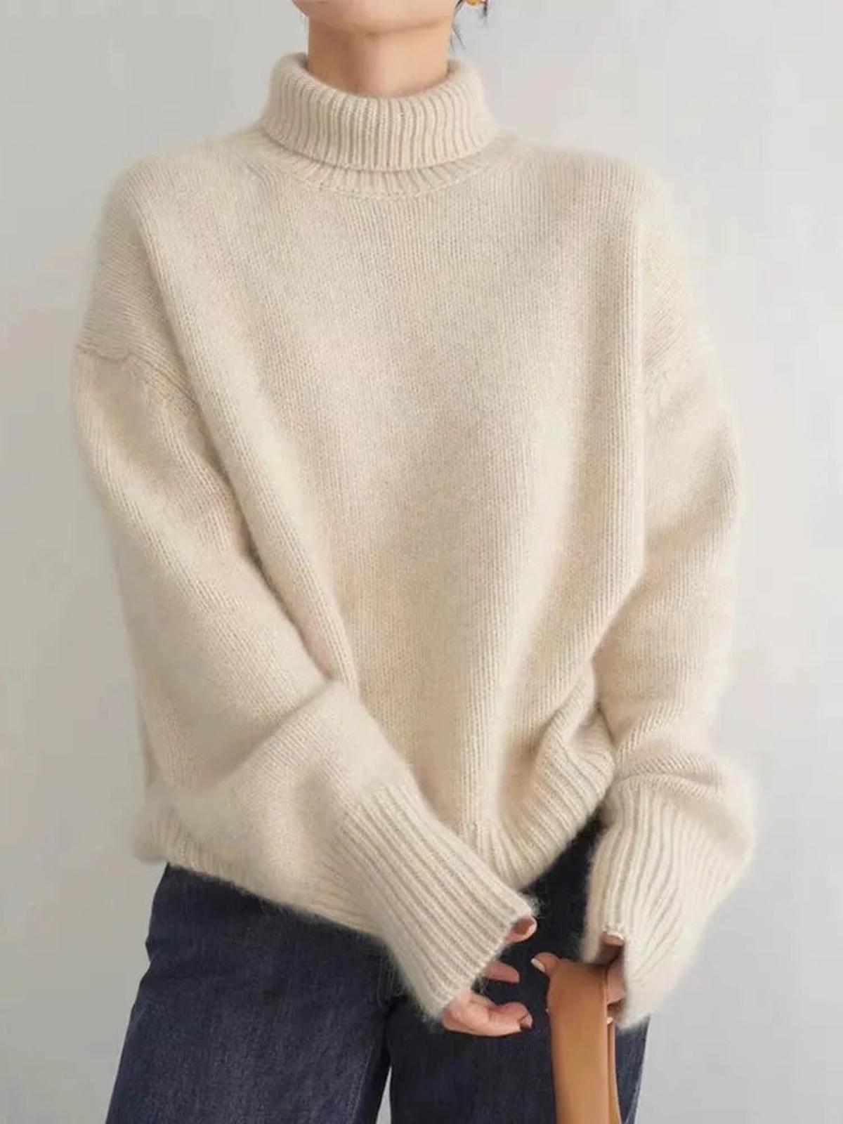 Biruvi | Women’s Knitted Turtleneck Sweater