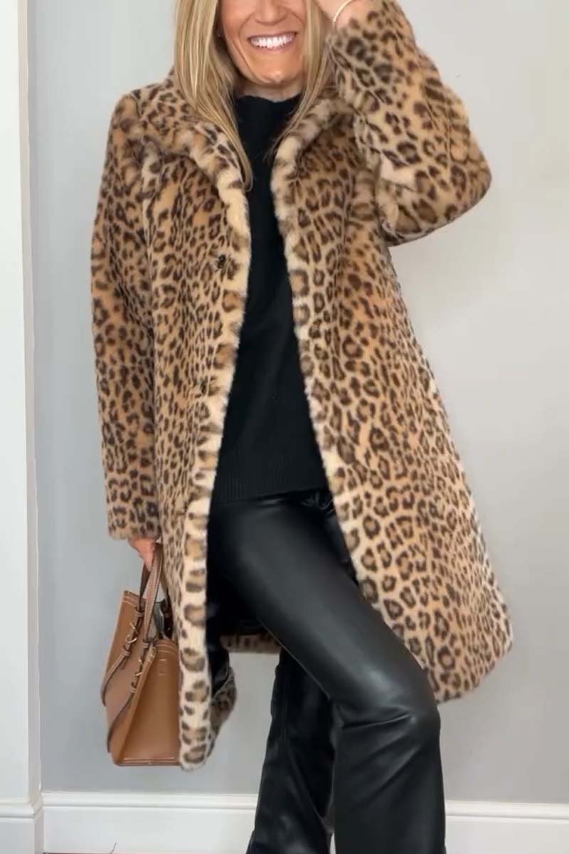 Biruvi | Women’s Leopard Coat