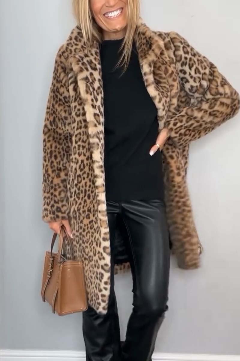 Biruvi | Women’s Leopard Coat