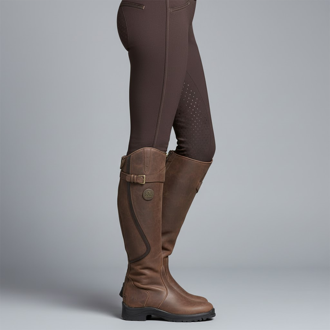 Biruvi | Women's Outdoor Riding Leather Boots