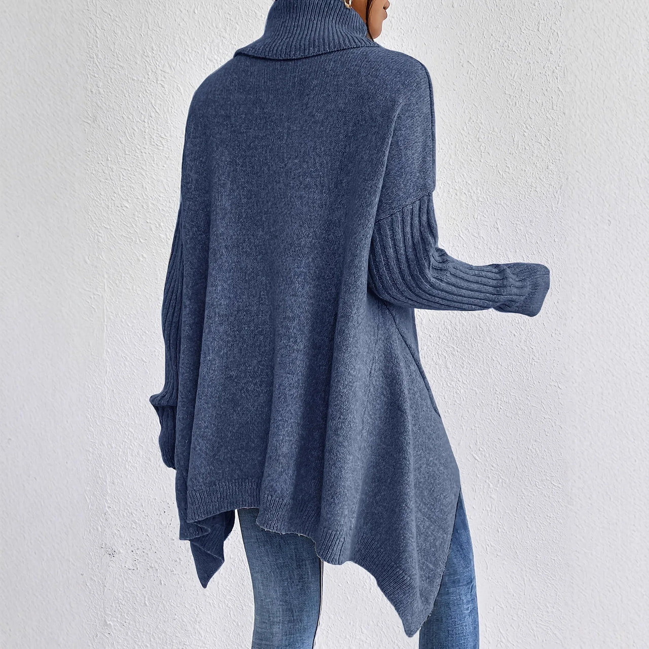 Biruvi | Women’s Oversized Turtleneck Sweater