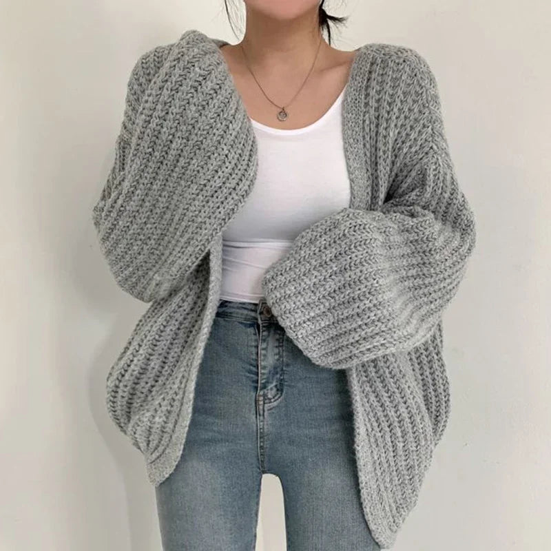 Biruvi | Women's Oversized Knit Cardigan