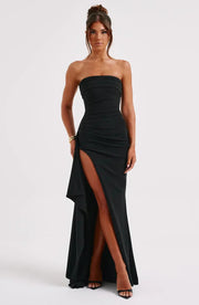 Celeste | Strapless Ruched Maxi Dress – Timeless Elegance with a Sultry Edge 6