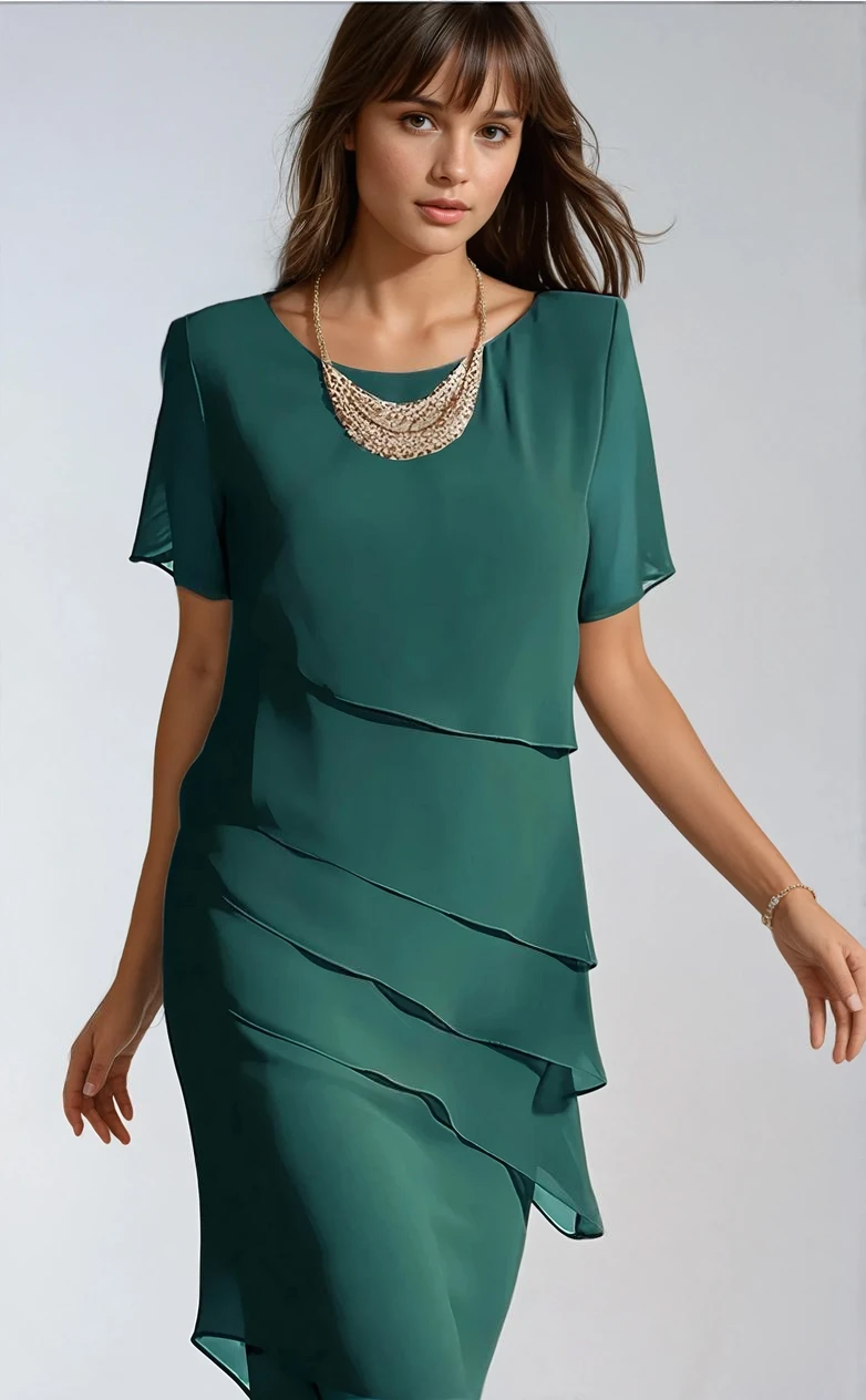 Eleanor | Tiered Elegance Maxi Dress – Timeless Sophistication with Graceful Movement 2