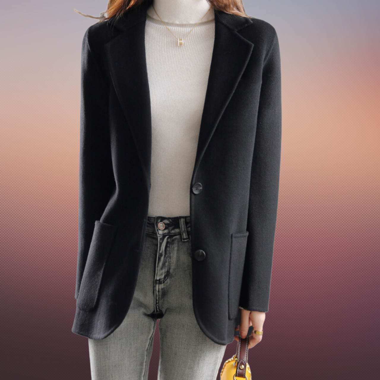 Biruvi | Women’s Wool Blazer Coat
