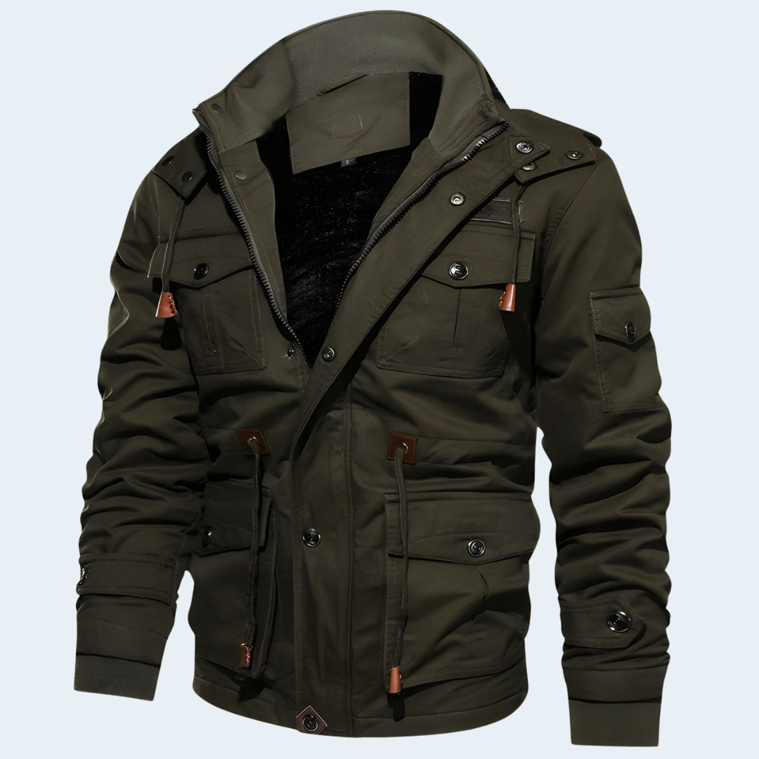 Biruvi | Men’s Winter Fleece-Lined Jacket