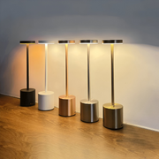 Metal Retro Table Lamp with Wireless Rechargeable Battery – Ideal for Living Room or Bedroom