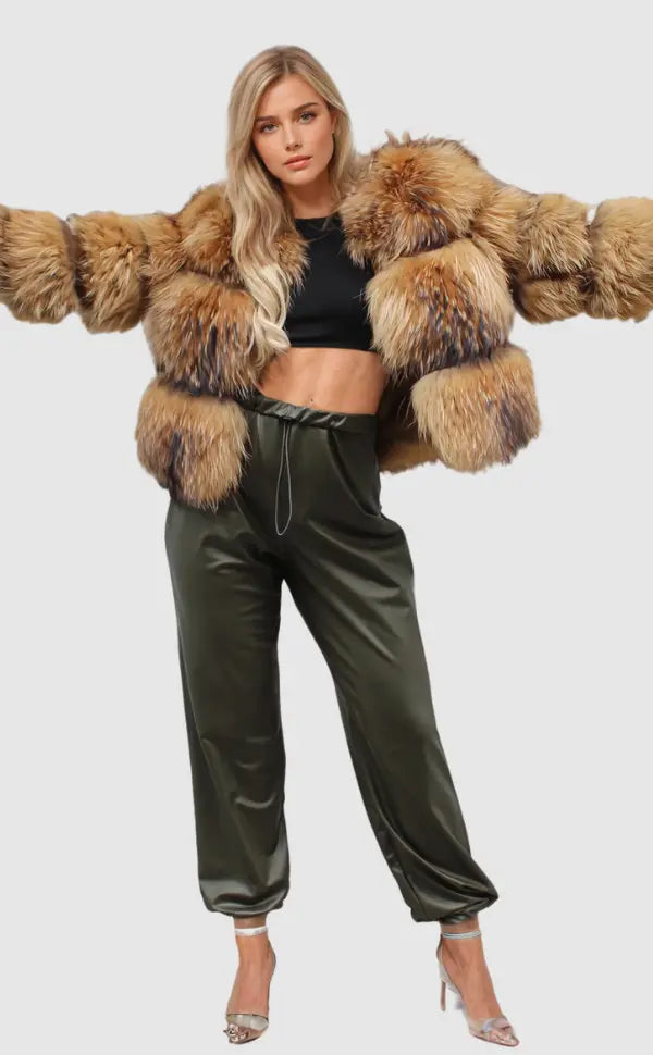 Biruvi | Women's Elegant Faux Fur Jacket