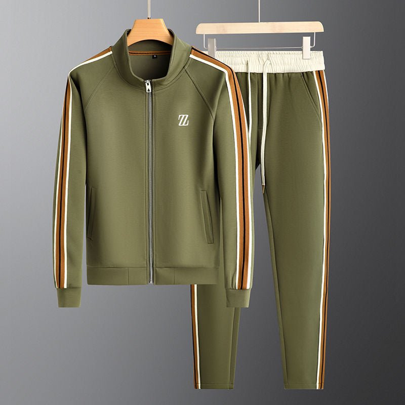 Biruvi | Men’s Tracksuit Set Two Piece Soft Stretch Tailored Fit