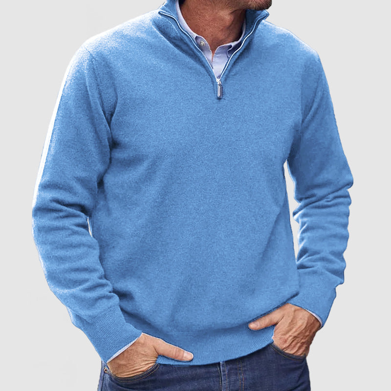 Biruvi | Men’s Half-Zip Knitwear Sweater
