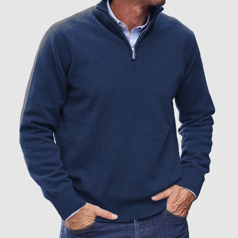 Biruvi | Men’s Half-Zip Knitwear Sweater