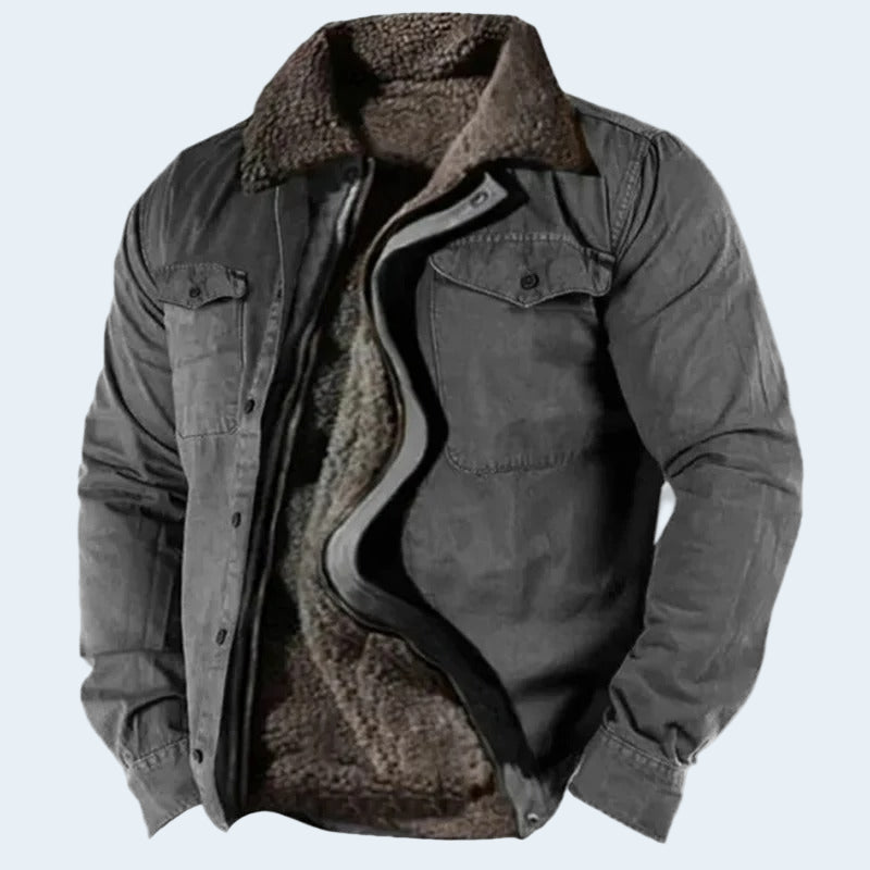 Biruvi | Men’s Logan Sherpa Lined Casual Jacket