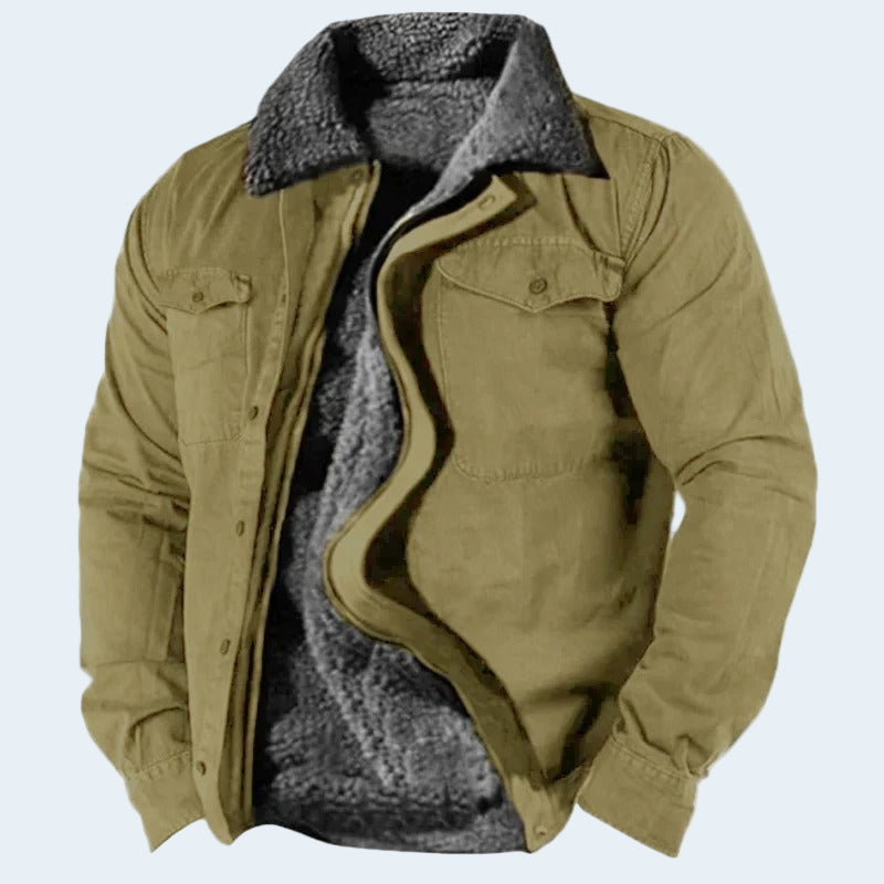 Biruvi | Men’s Logan Sherpa Lined Casual Jacket
