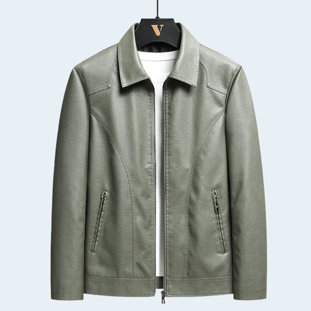 Biruvi | Men’s Vintage Leather Jacket