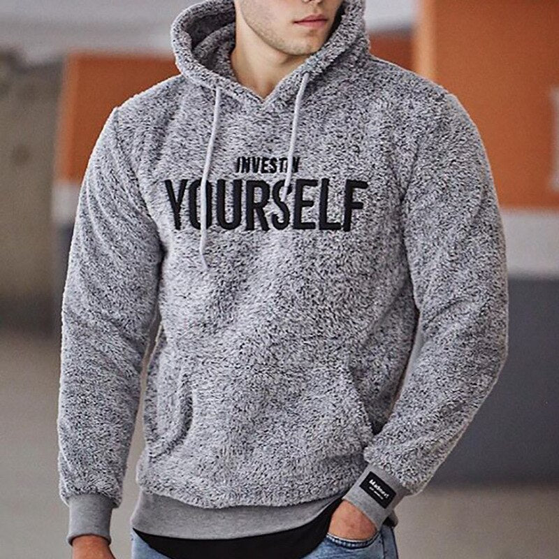 Biruvi | Men’s Pullover Hoodies Soft Hoodie Kangaroo Pocket Relaxed Fit
