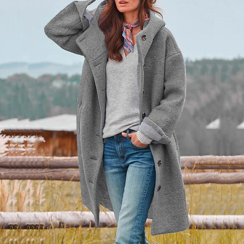 Biruvi | Women’s Longline Oversized Fleece Hoodie