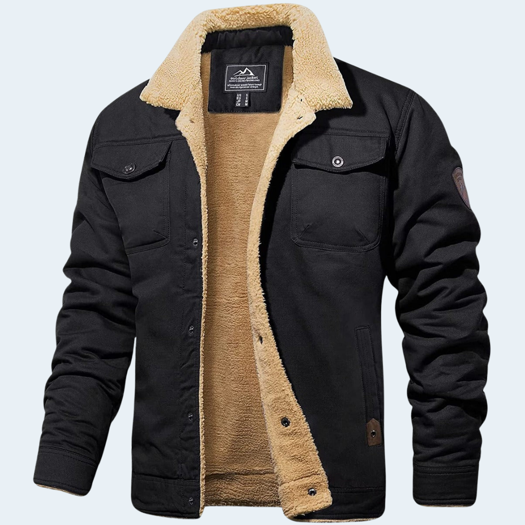 Biruvi | Men’s Sherpa-Lined Winter Jacket