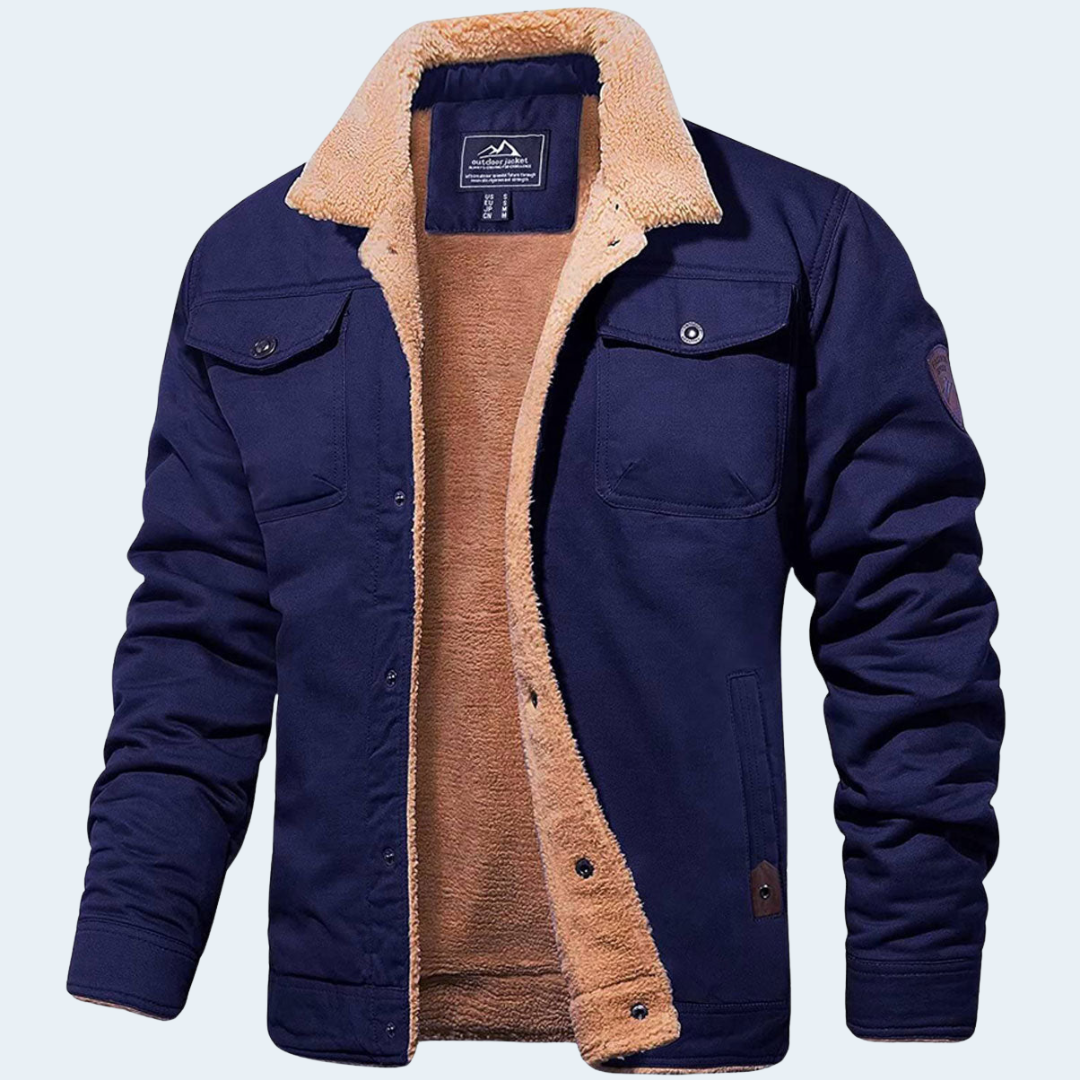 Biruvi | Men’s Sherpa-Lined Winter Jacket