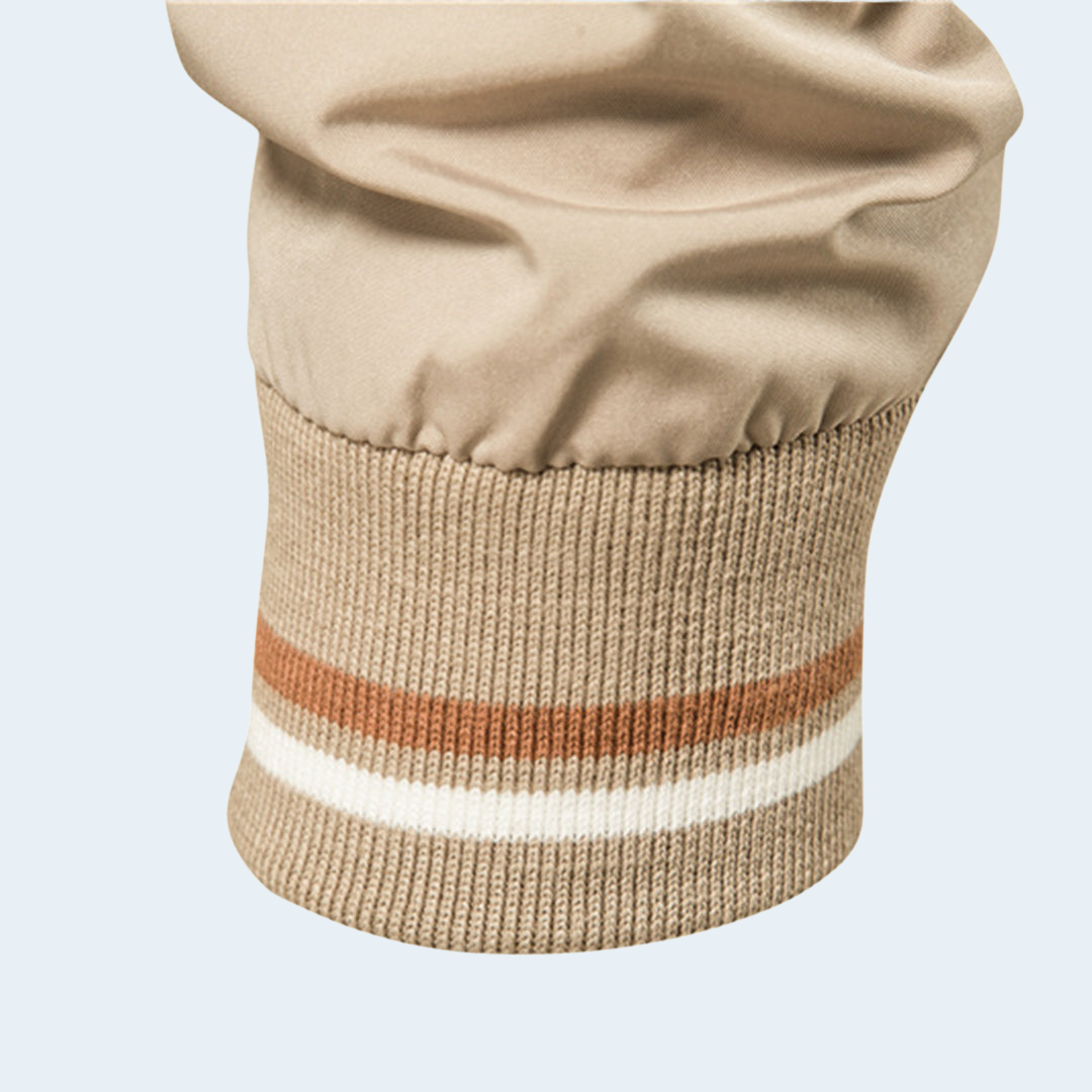 Biruvi | Men’s Slim-Fit Bomber Jacket