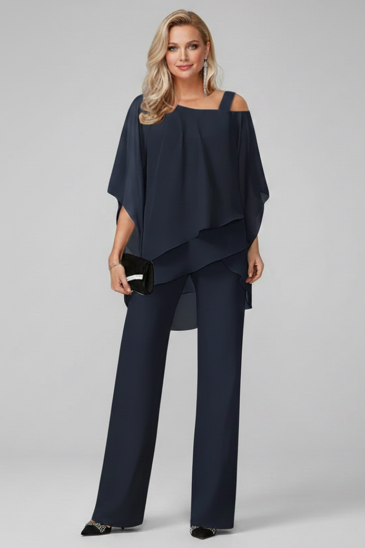 Lauren | Off-Shoulder Flowing Wide-Leg Jumpsuit