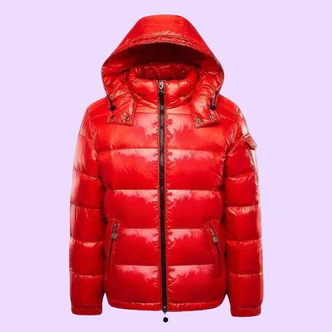 Biruvi | Women’s Glossy Hooded Puffer Jacket