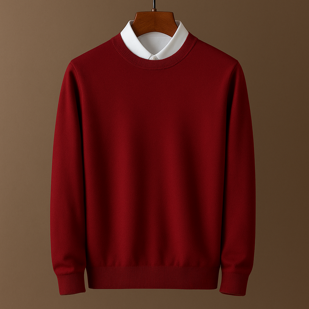 Biruvi | Men’s Knitwear Sweater Soft Lightweight Wool Cashmere Blend