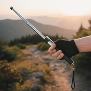 Aluminum Hiking Stick with Ergonomic Grip – Ideal for Outdoor Walking or Trekking