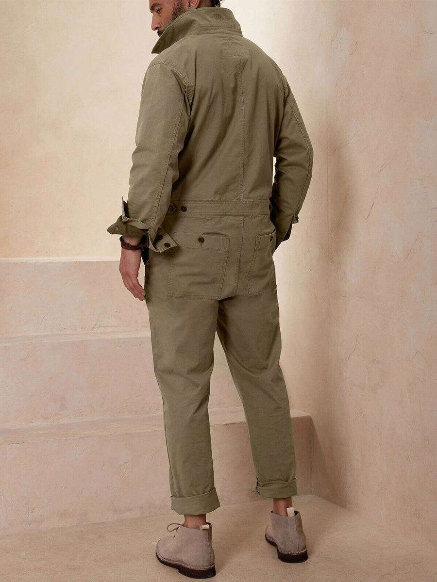 Armand | Relaxed Fit Cotton Flight Overalls