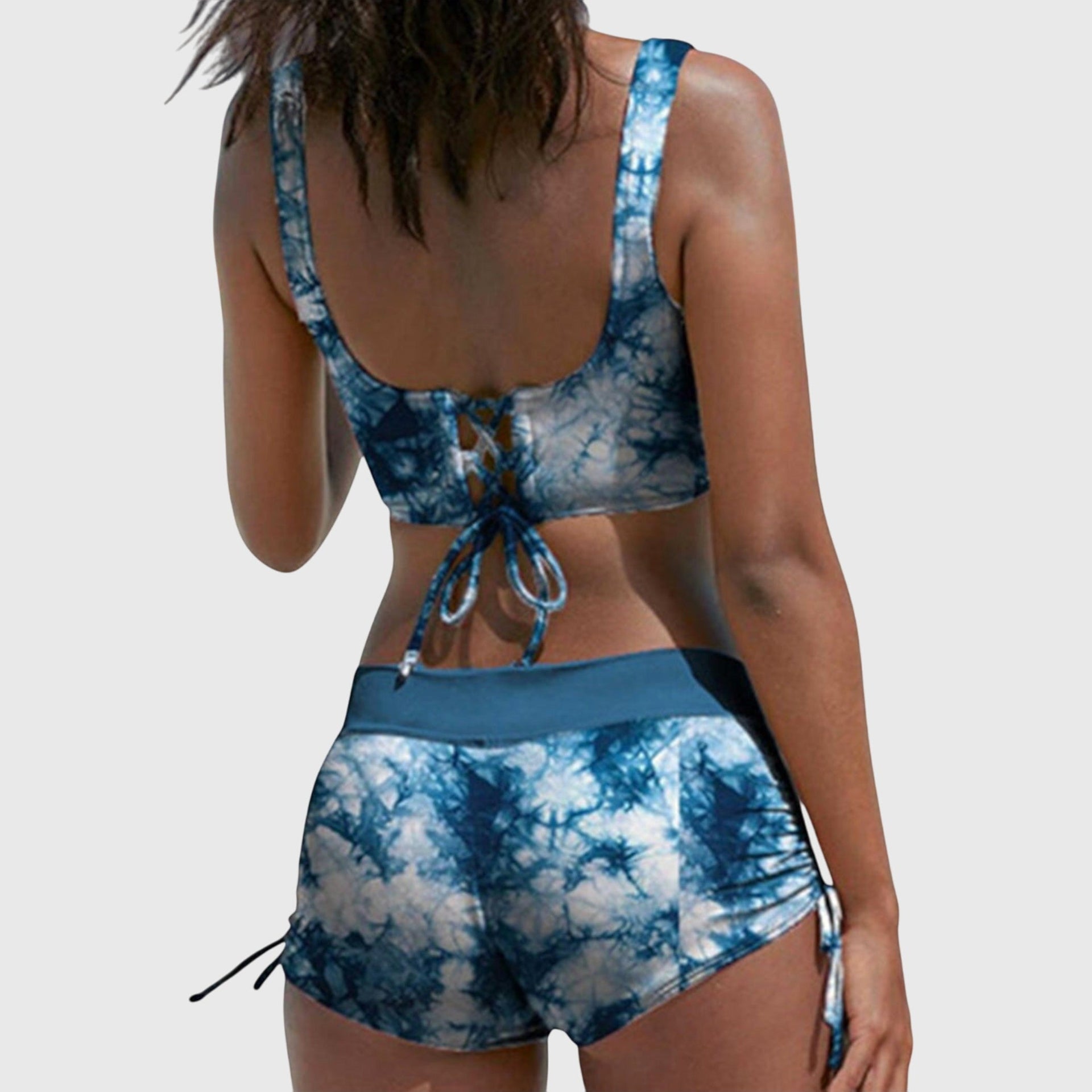 Blanche | Fitted Camo Two-Piece Bikini Set
