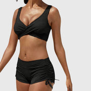 Blanche | Fitted Camo Two-Piece Bikini Set