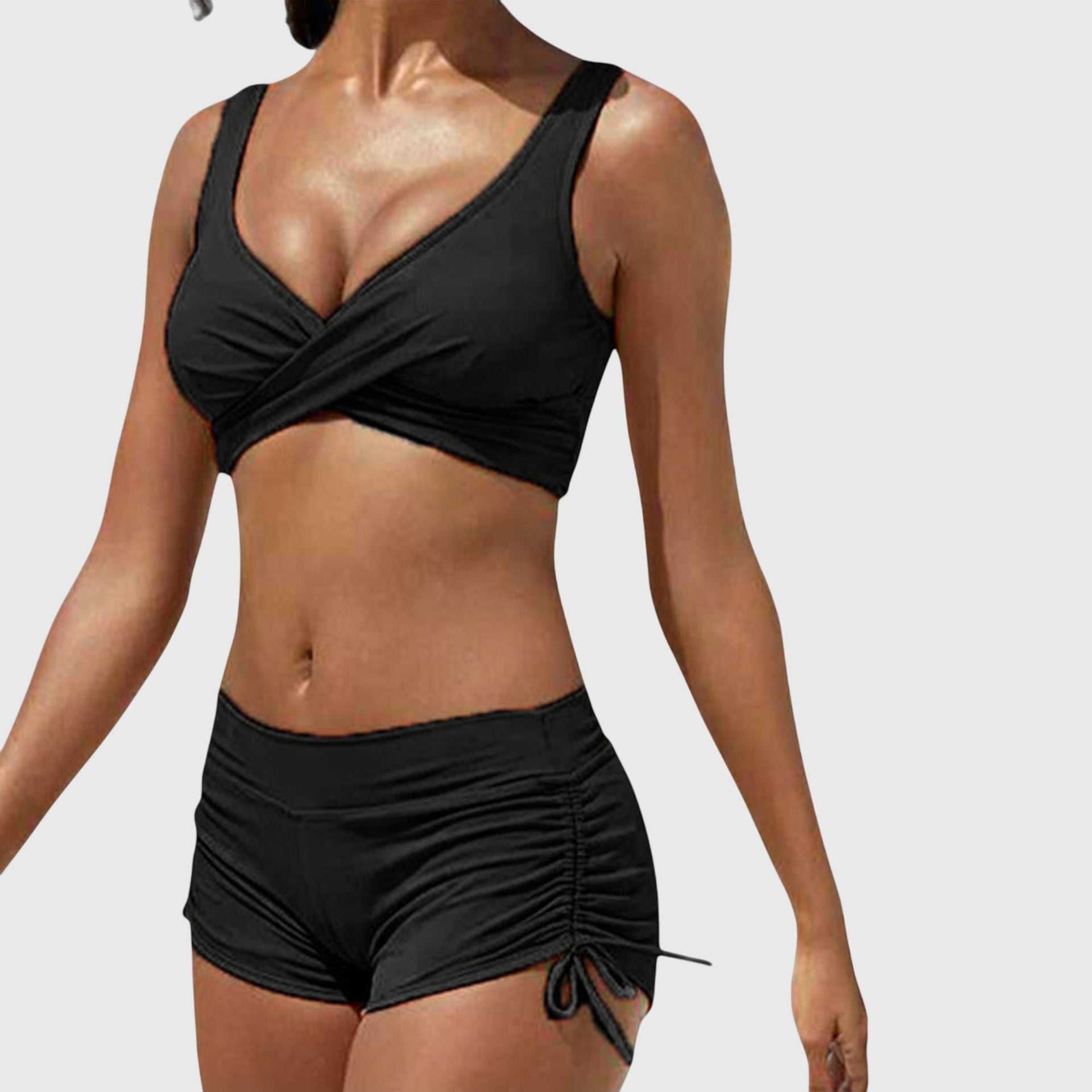 Blanche | Fitted Camo Two-Piece Bikini Set