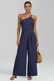 Blythe | One-Shoulder Wide-Leg Jumpsuit