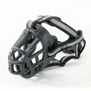 Breathable Polyester Dog Muzzle with Adjustable Straps – Ideal for Outdoor Walks