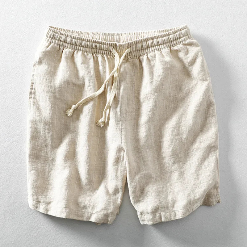 Brooke | Relaxed Fit Linen Drawstring Shorts