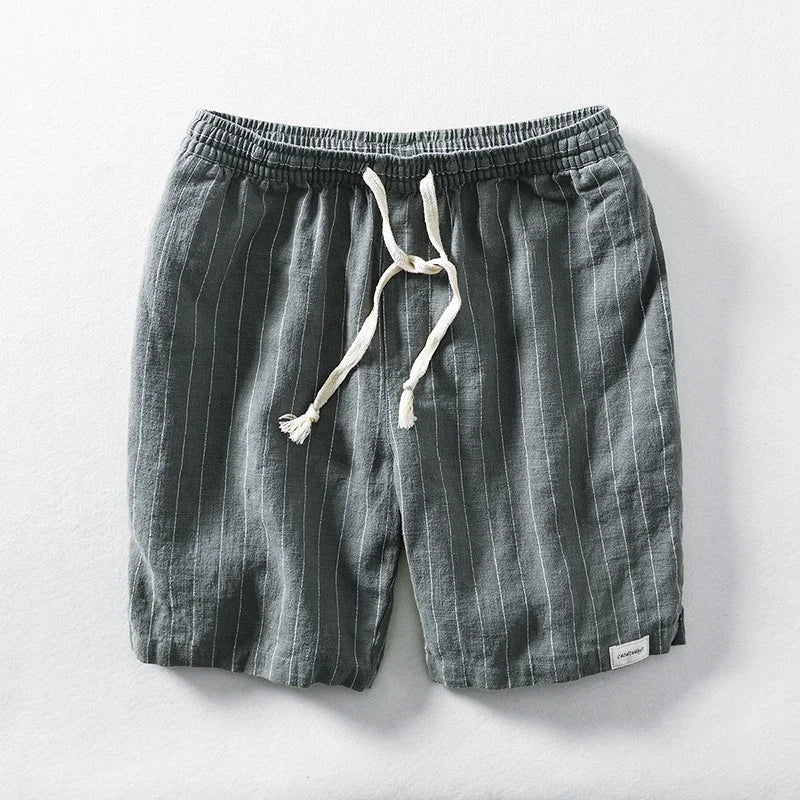 Brooke | Relaxed Fit Linen Drawstring Shorts